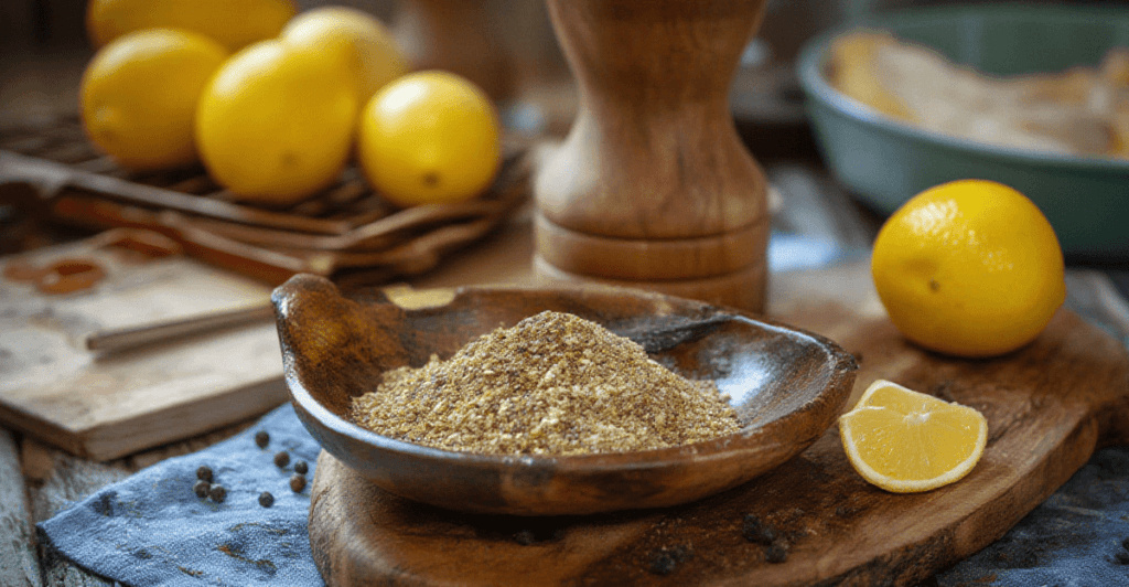 What is a good substitute for lemon pepper?