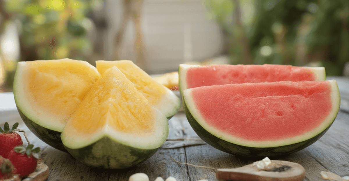 Do yellow and pink watermelon taste the same?