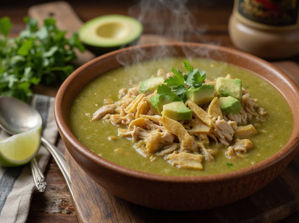 Green Chicken Enchilada Soup