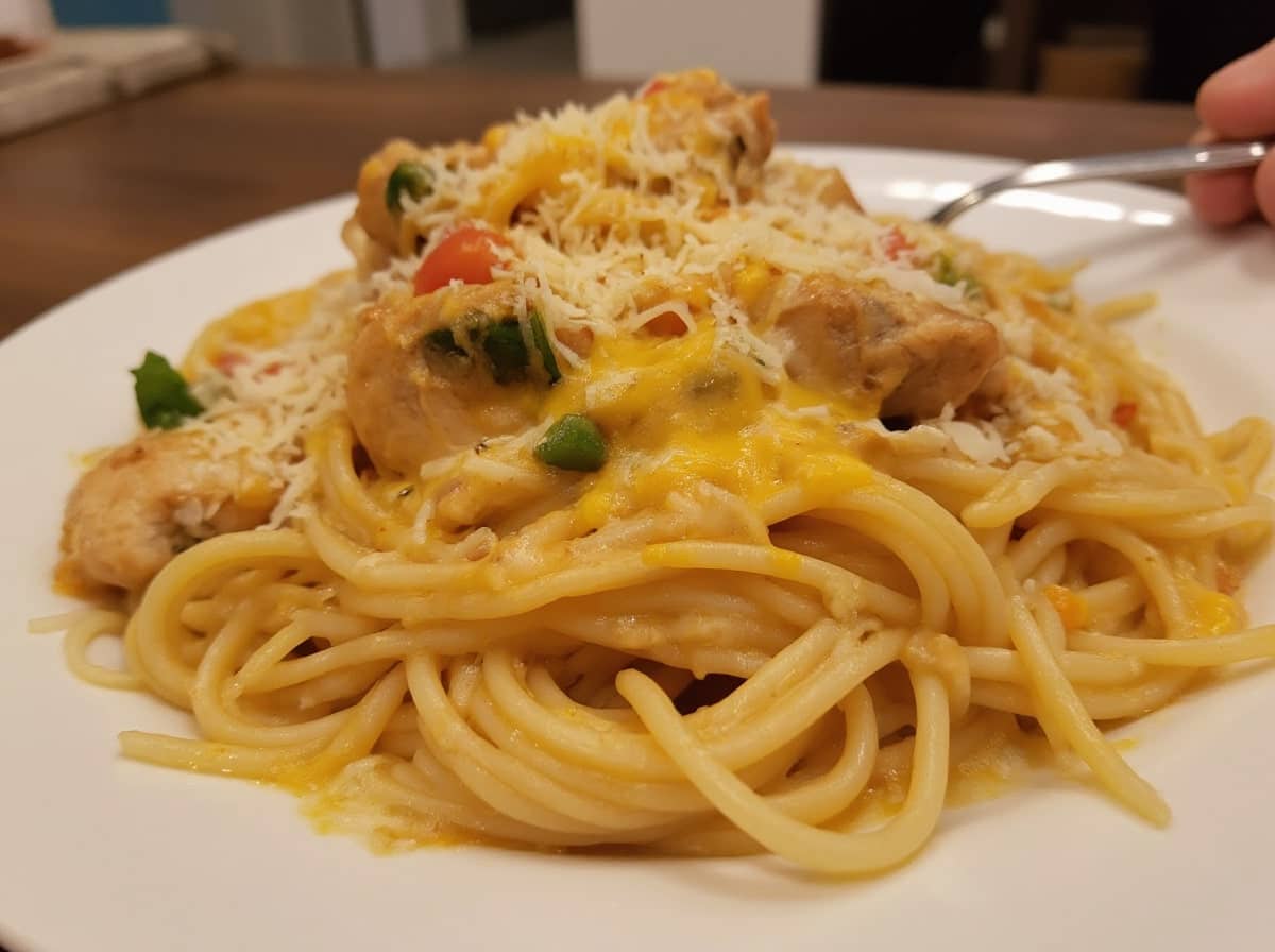 Mexican Chicken Spaghetti