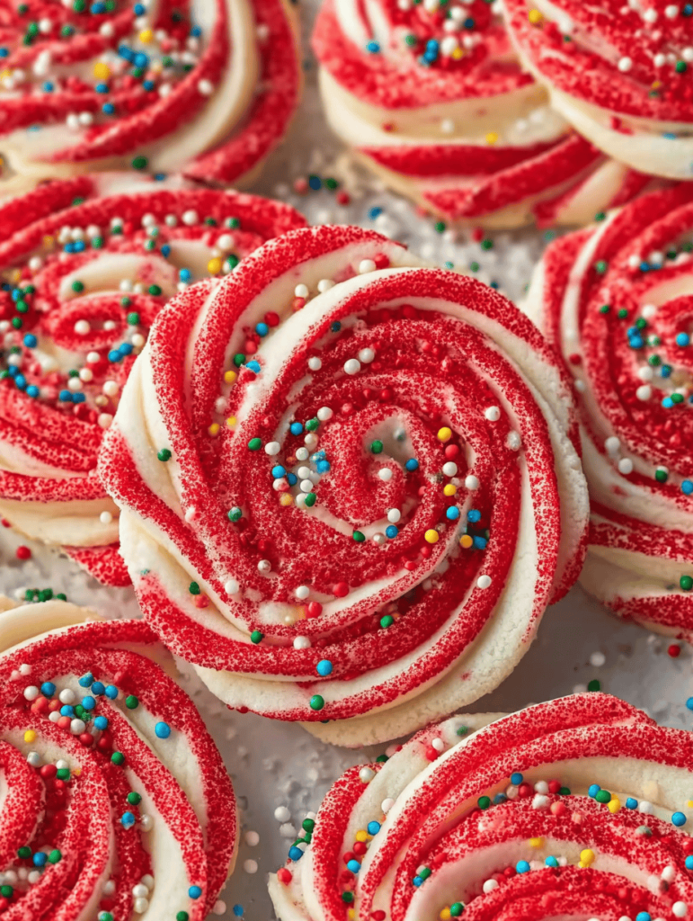 Christmas Pinwheel Cookies
