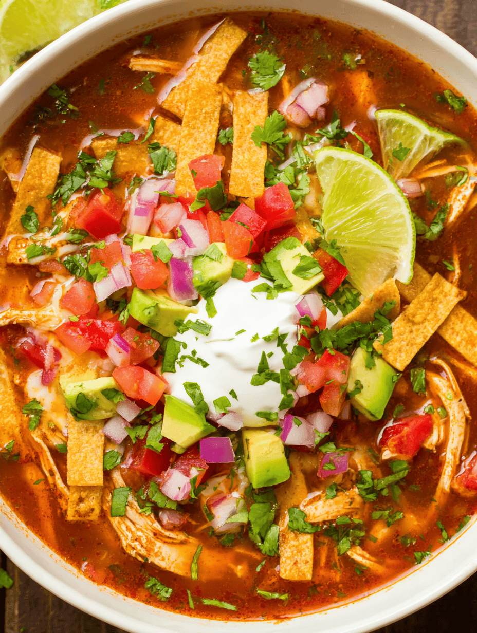 Irresistible Chicken Tortilla Soup