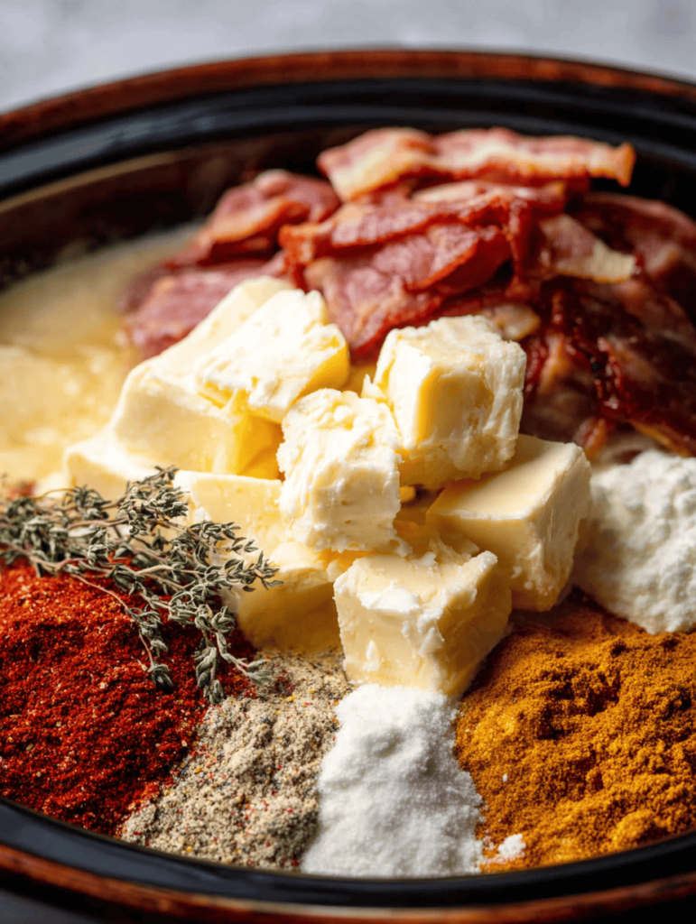 Mini Crock Pot Crack Potato Soup