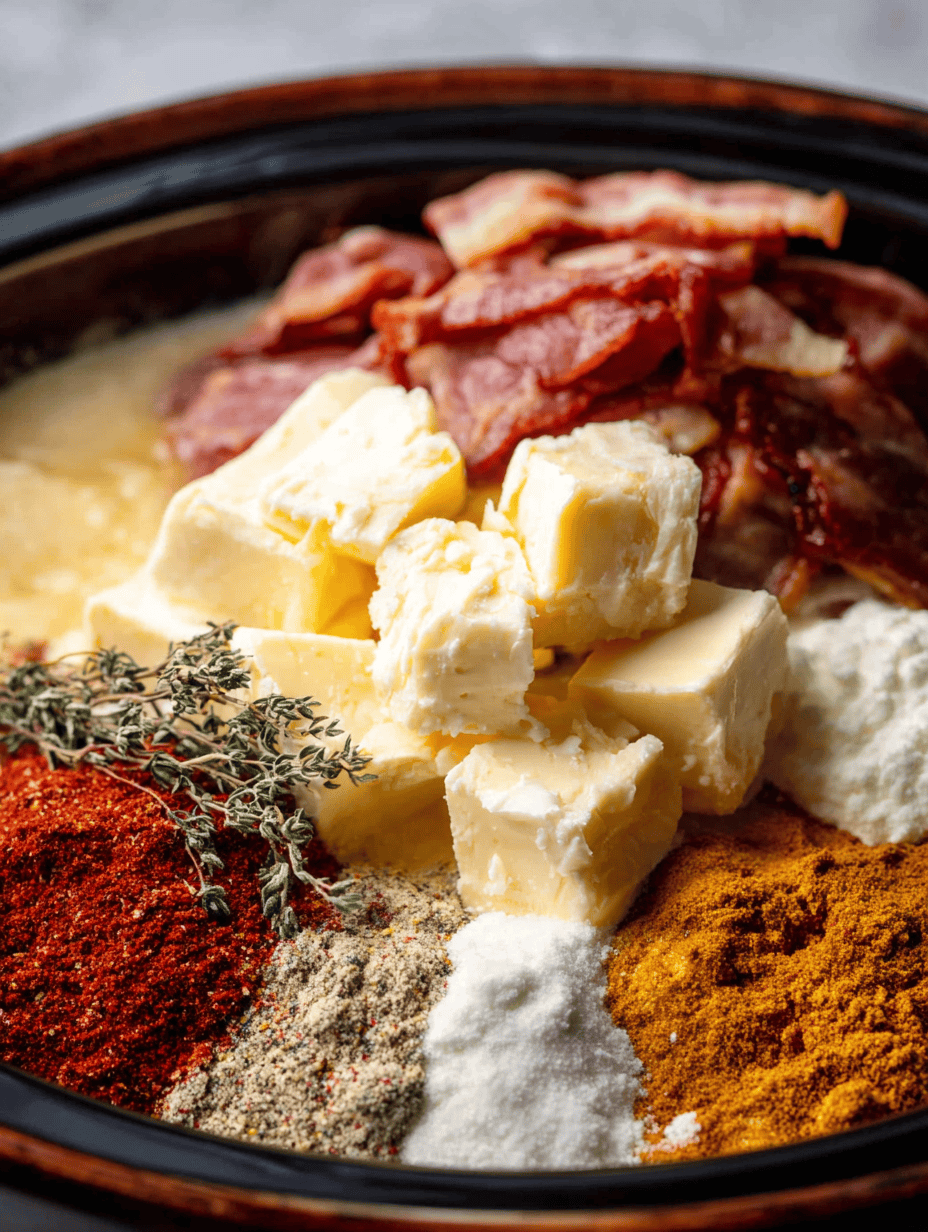 Mini Crock Pot Crack Potato Soup