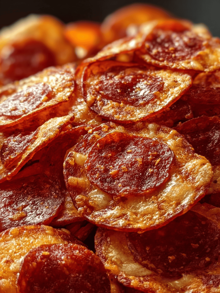 Pepperoni Cheese Crisps