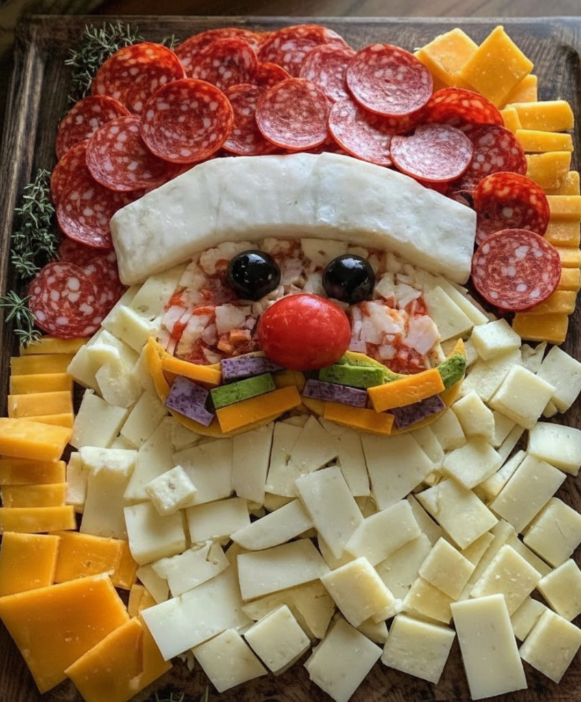 Santa Cheese Platte
