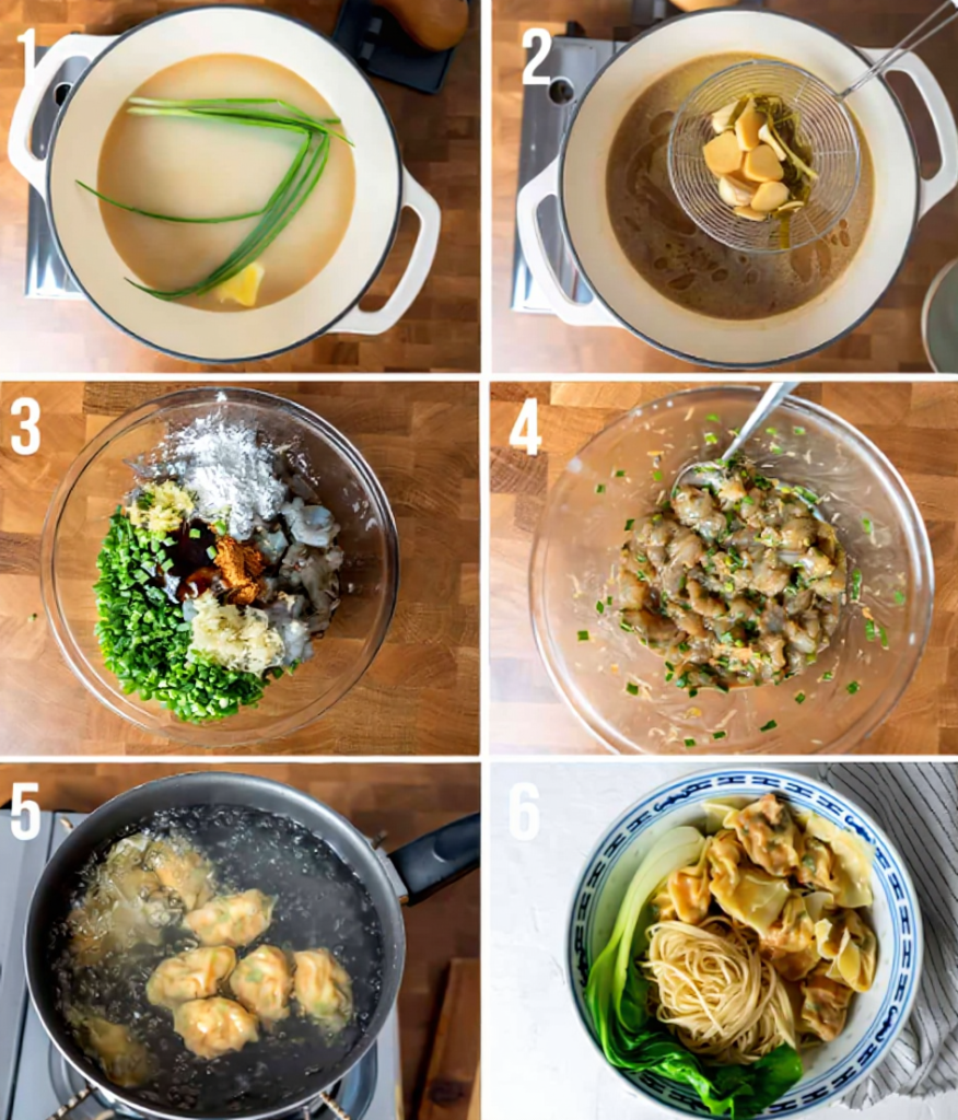Woton Soup Step By Step