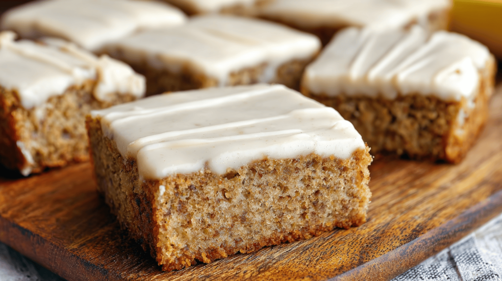 Banana Bread Squares Recipe