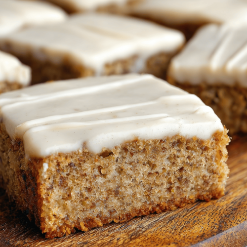 Banana Bread Squares Recipe