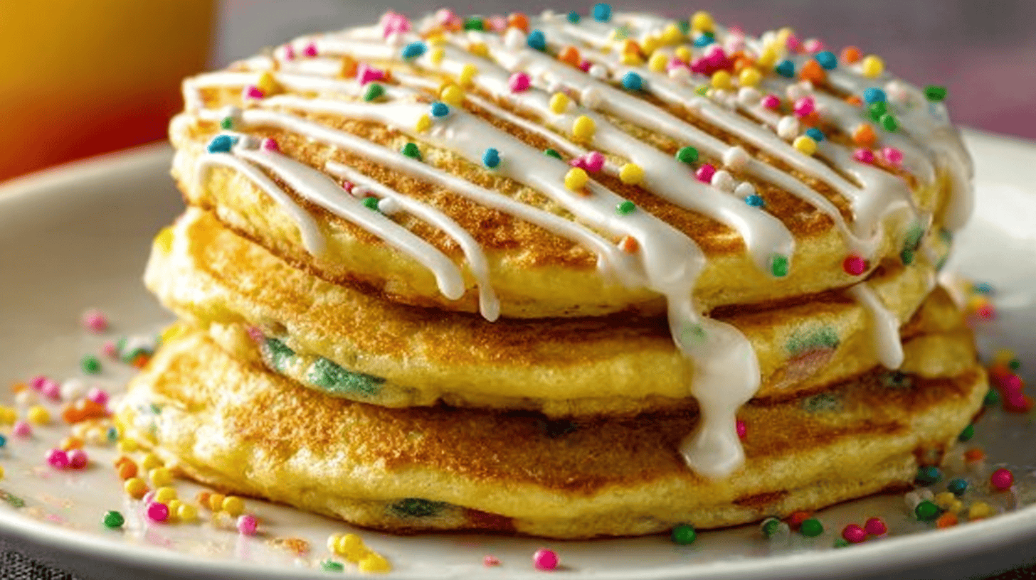 Birthday Cake Pancakes