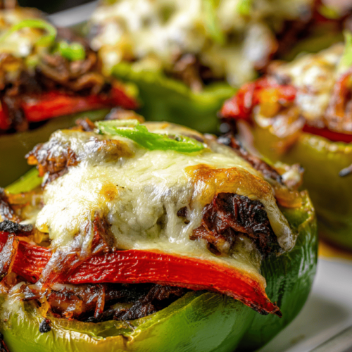 Cheesesteak Stuffed Peppers
