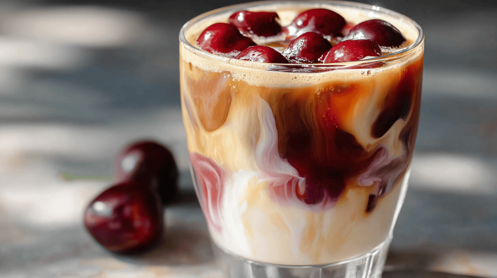 Cherry Vanilla Iced Latt