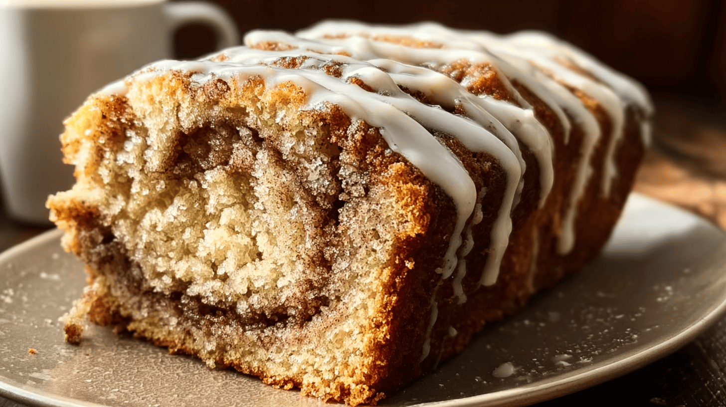 Cinnamon Roll Banana Bread