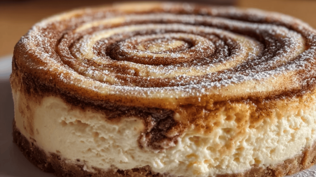 Cinnamon Roll Cheesecake Cinnabon