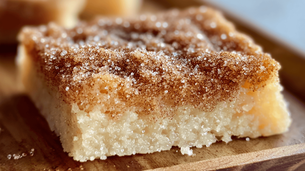 Cinnamon Sugar Blondies
