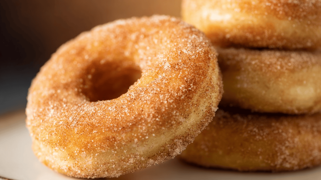 Cinnamon Sugar Vegan Donuts