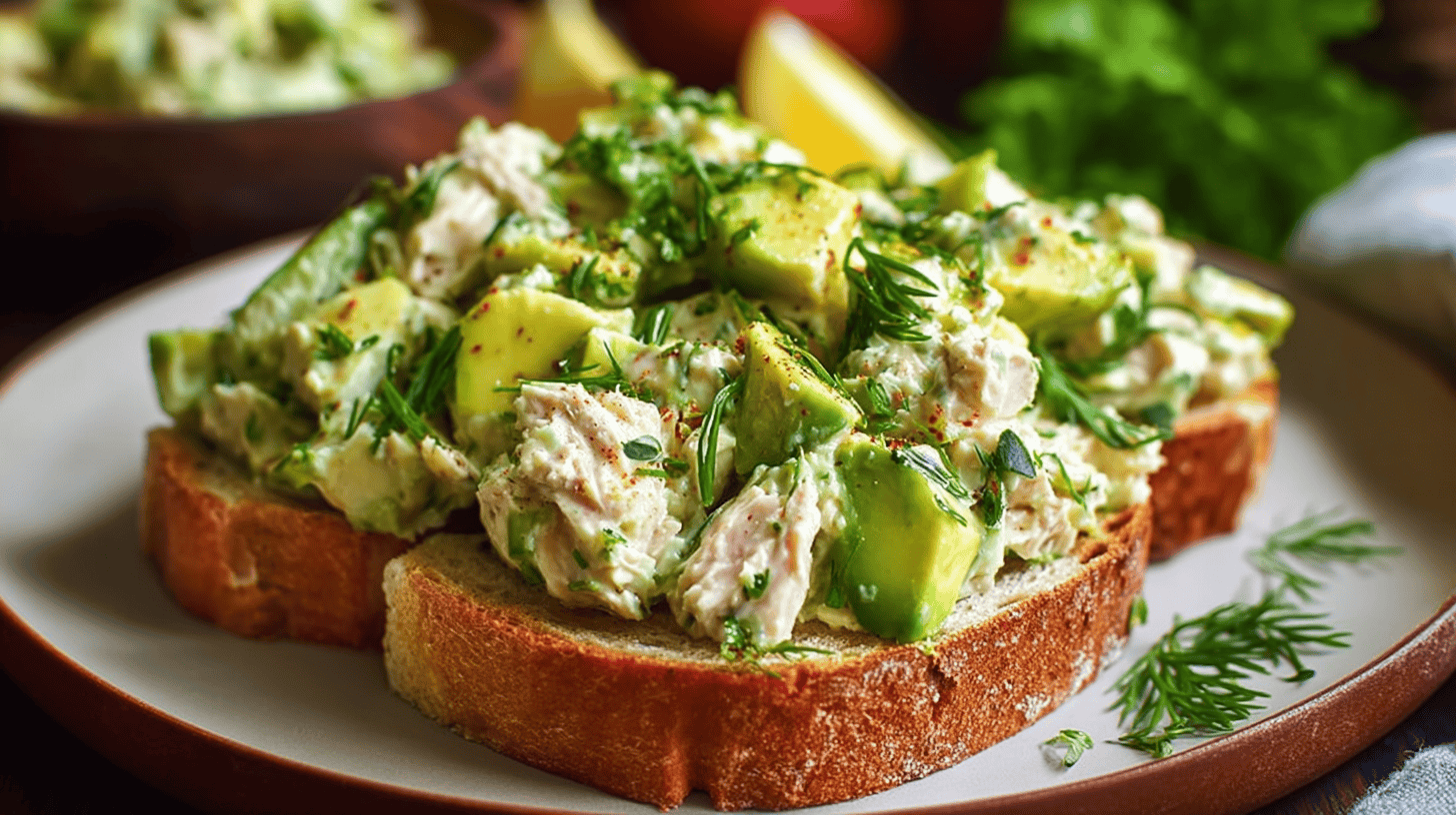 Creamy Avocado Tuna Salad
