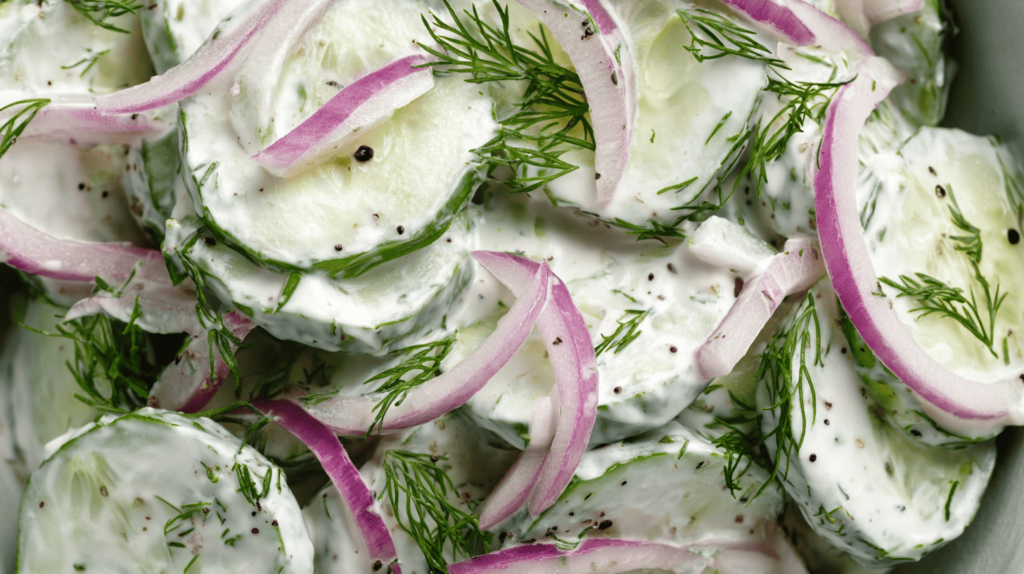 Creamy Cucumber Salad