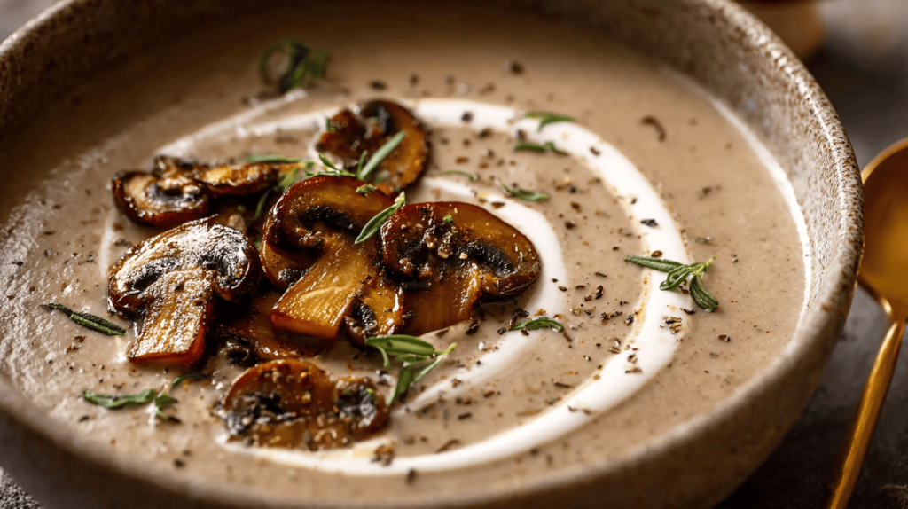 Creamy Mushroom Bisque