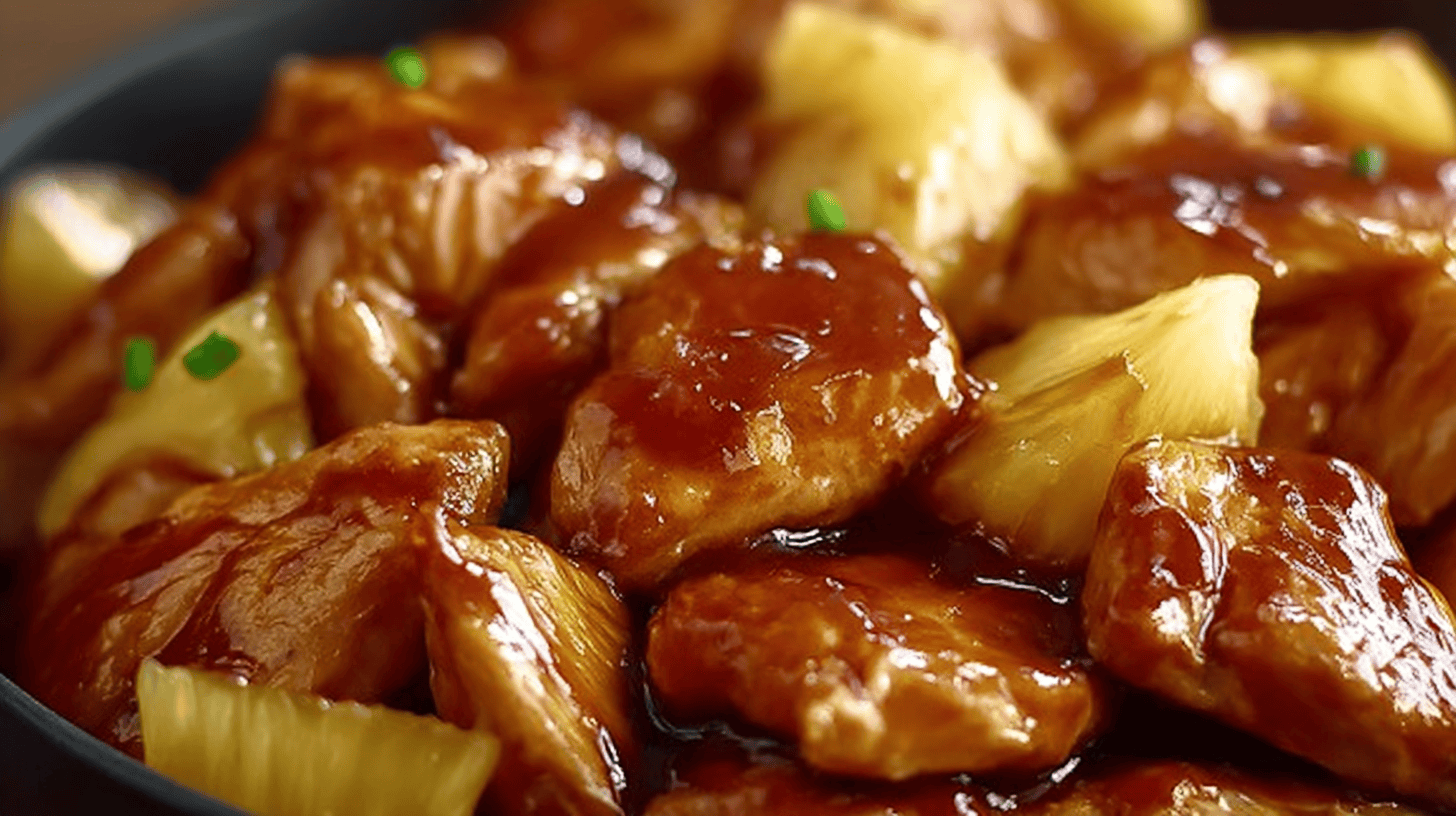 Crockpot Pineapple Bbq Chicken