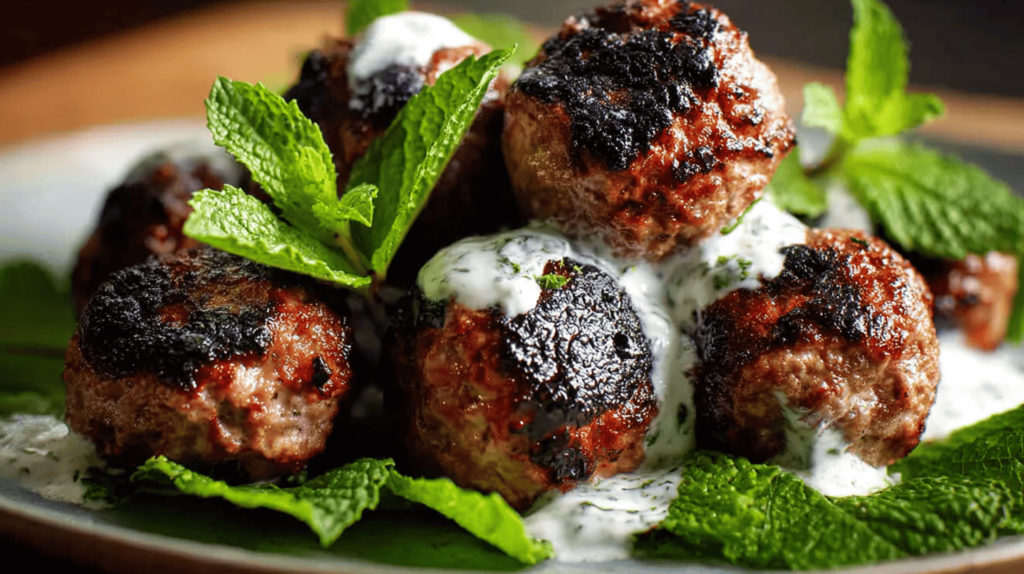 Easy Greek Meatballs (keftedes)