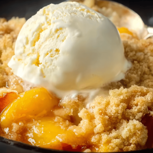 Easy Peach Dump Cake