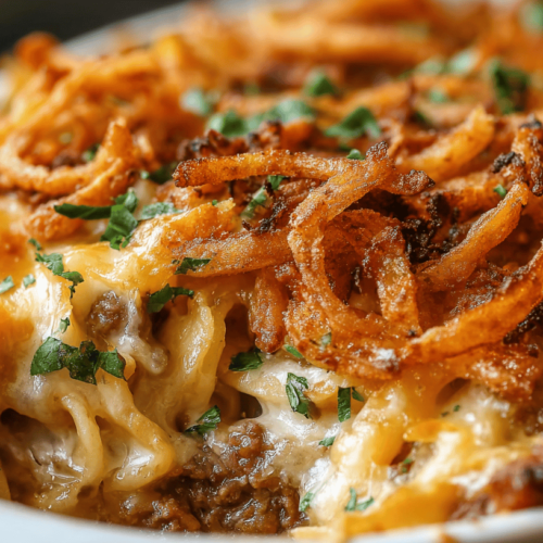 French Onion Beef Casserole