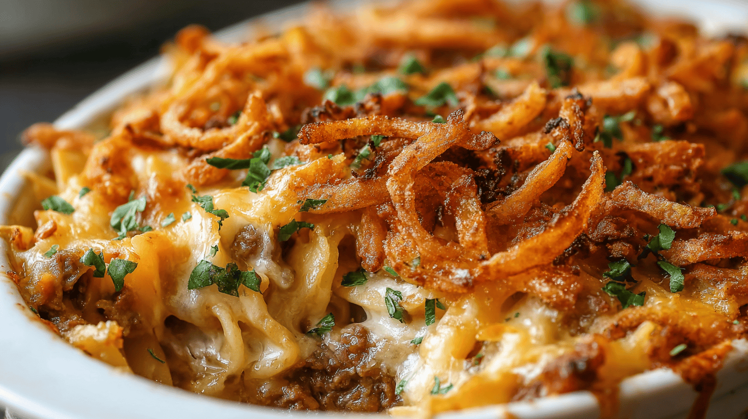 French Onion Beef Casserole