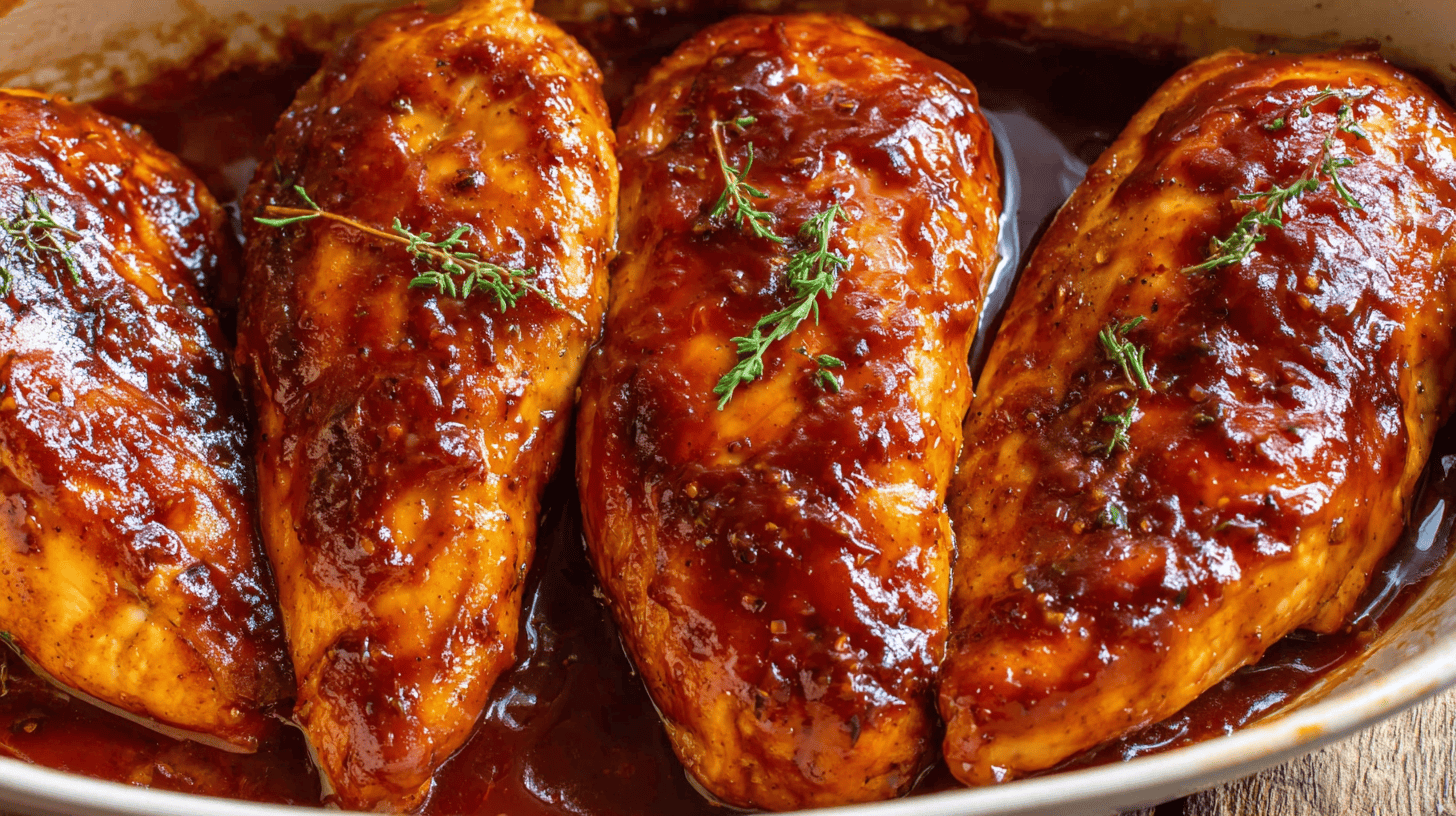 Grilled Or Oven Baked Bbq Chicken Breasts