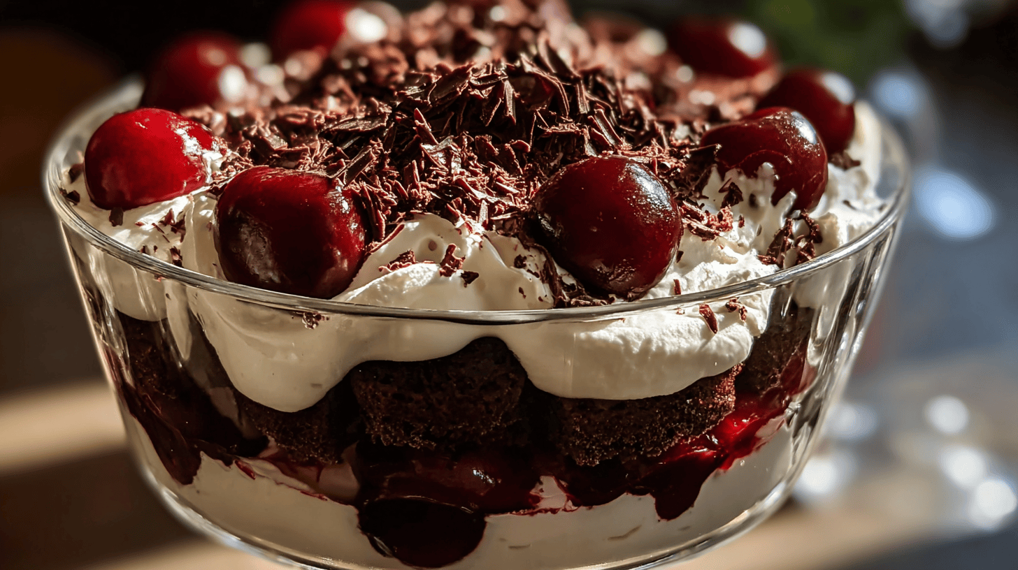 Holiday Black Forest Trifle
