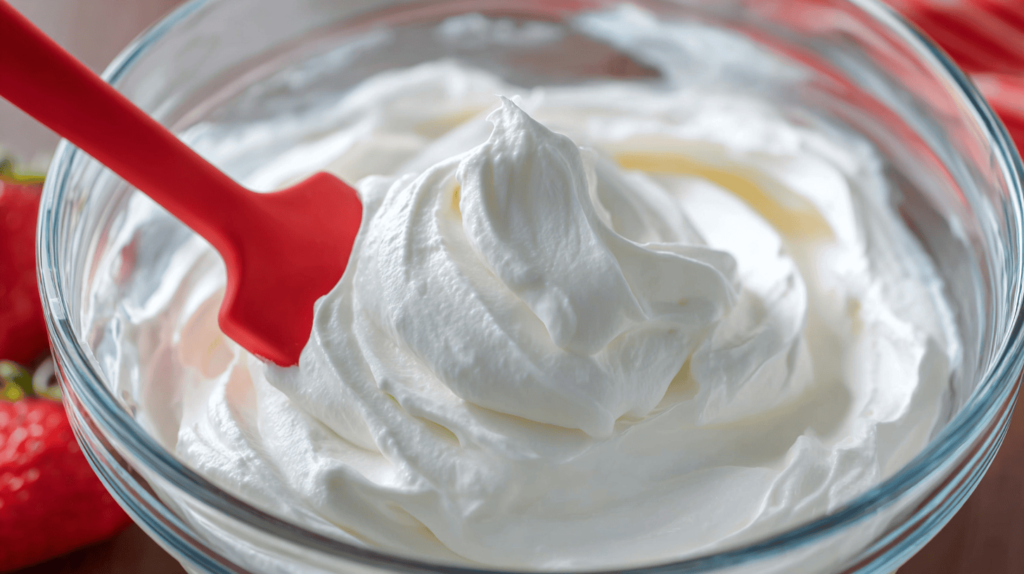 Homemade Whipped Cream Icing