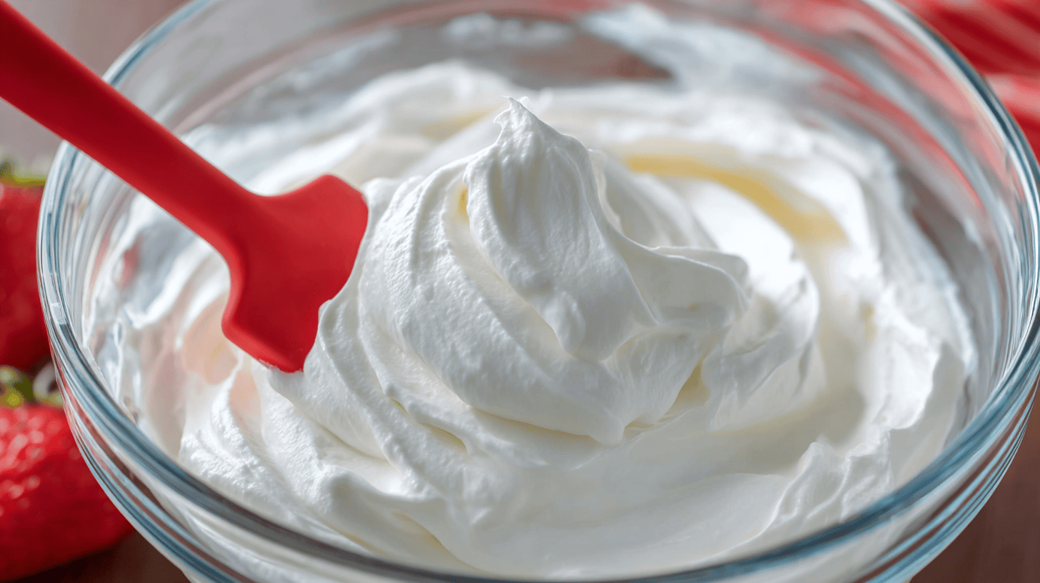Homemade Whipped Cream Icing