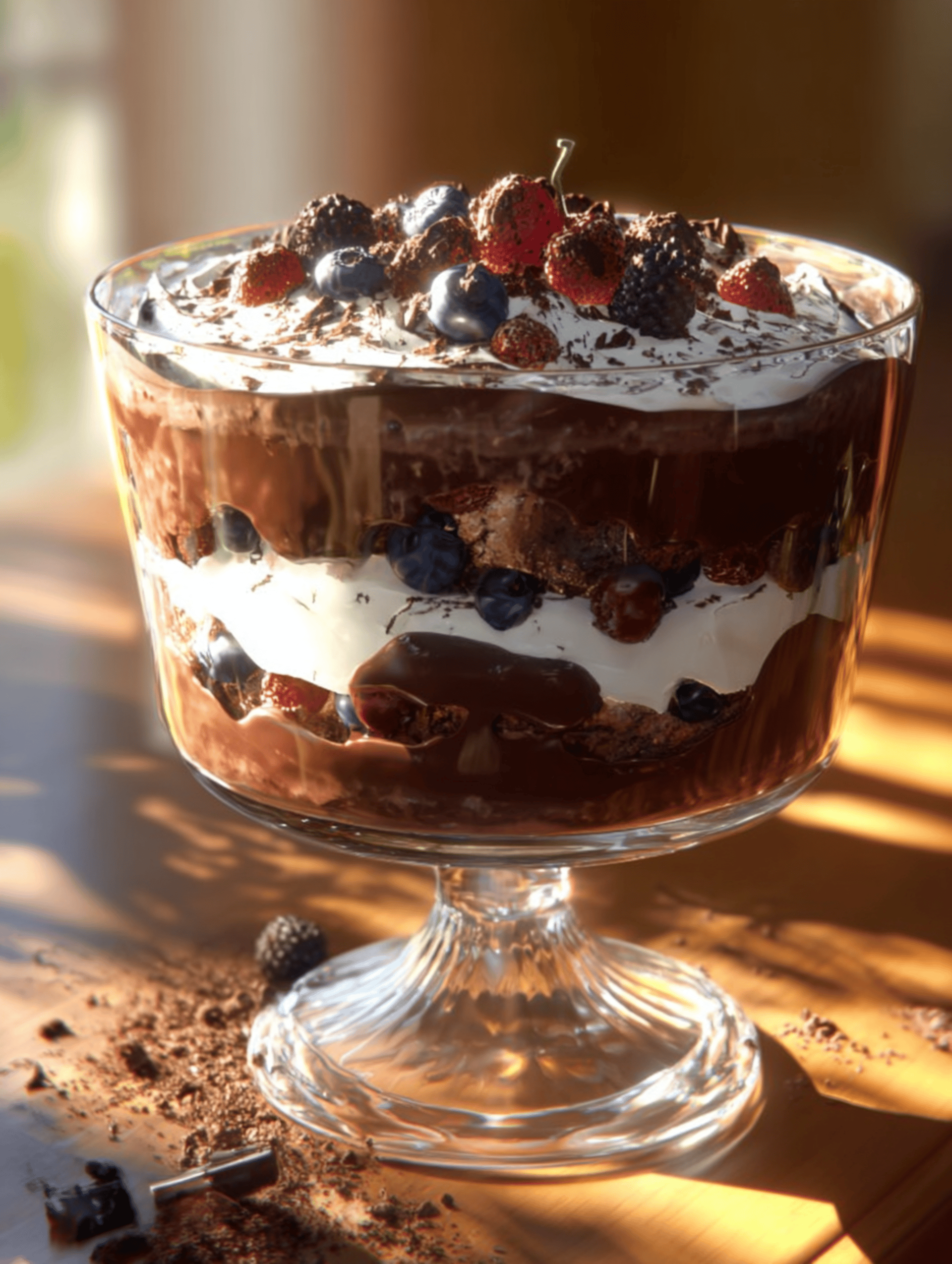 Mini Dairy Free Berry Trifles