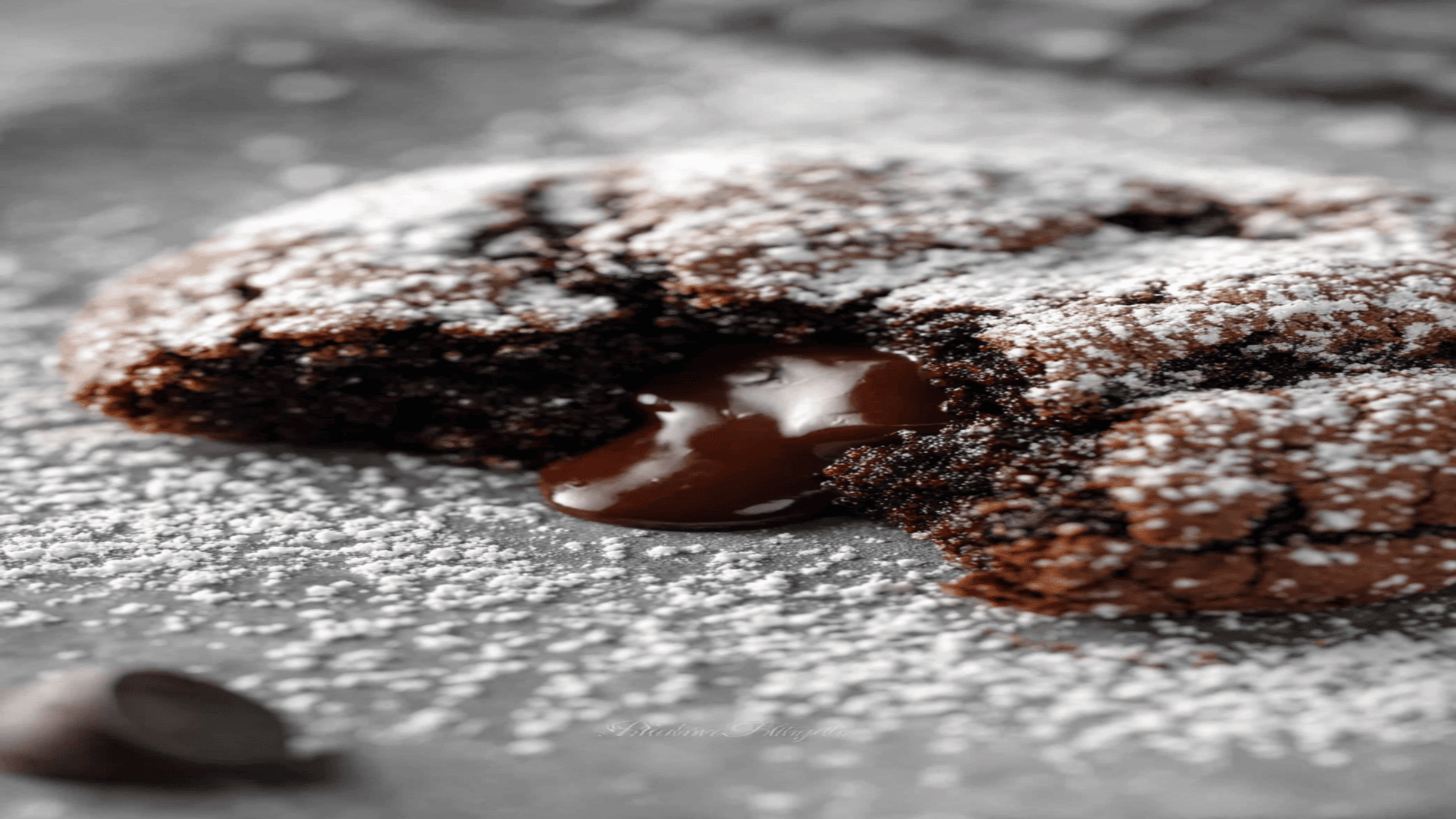 Mini Gluten Free Chocolate Crinkle Cookies