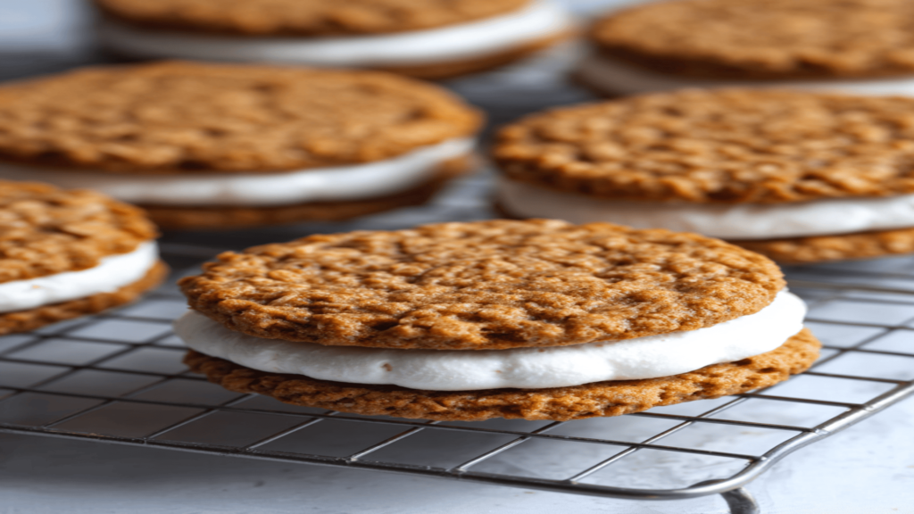 Mini Homemade Oatmeal Cookie Pie