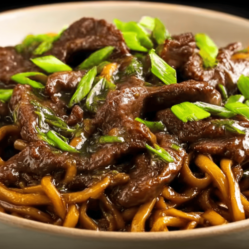Mongolian Beef Noodles
