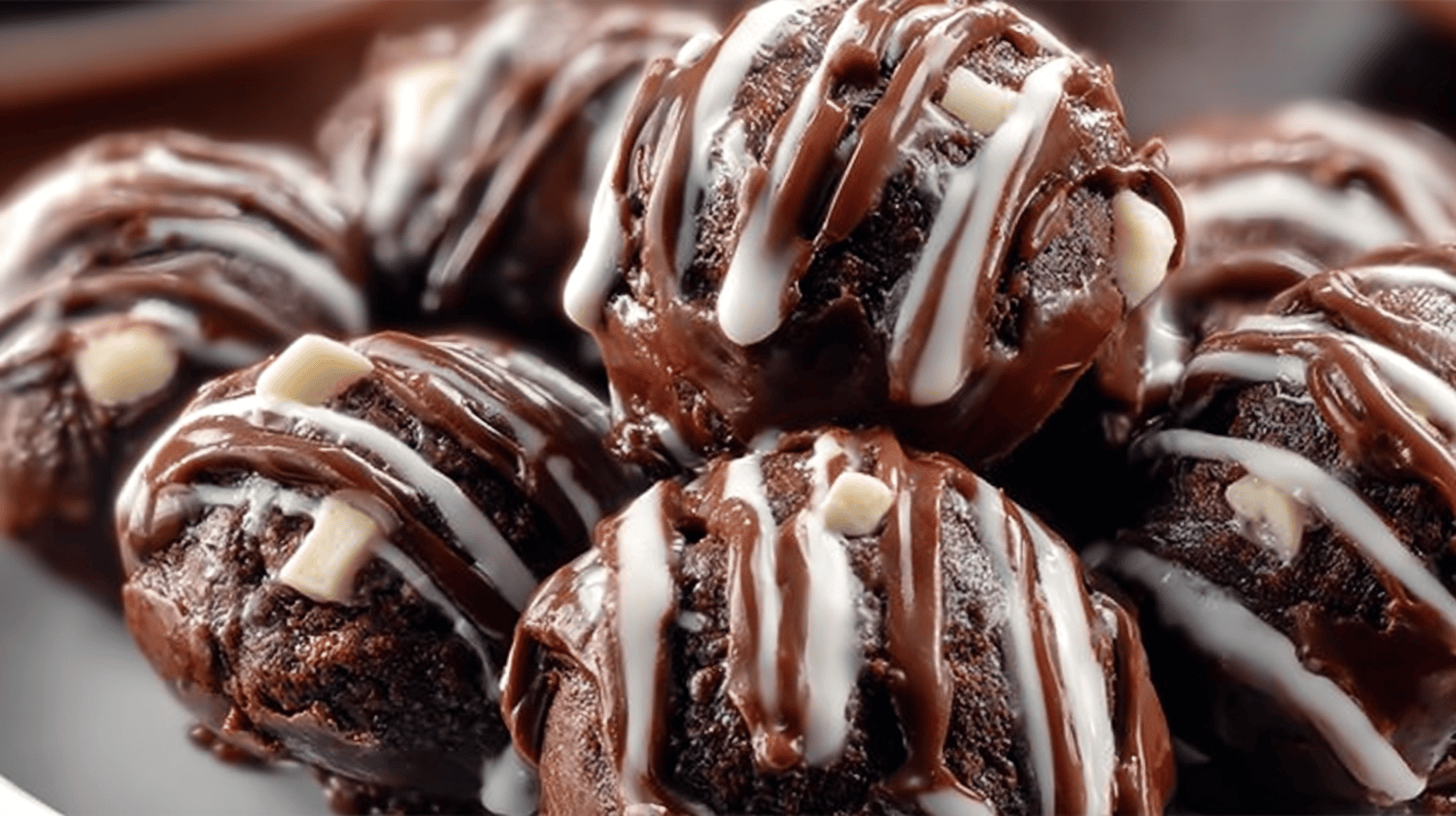 No Bake Cottage Cheese Brownie Batter Protein Bites