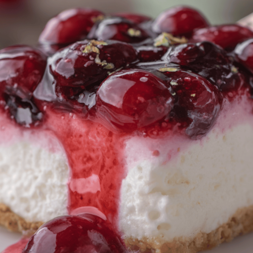 Pineapple Cherry Cheesecake