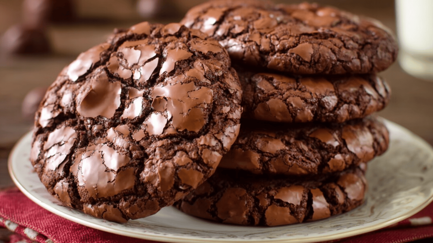 Rich Dark Chocolate Cookies