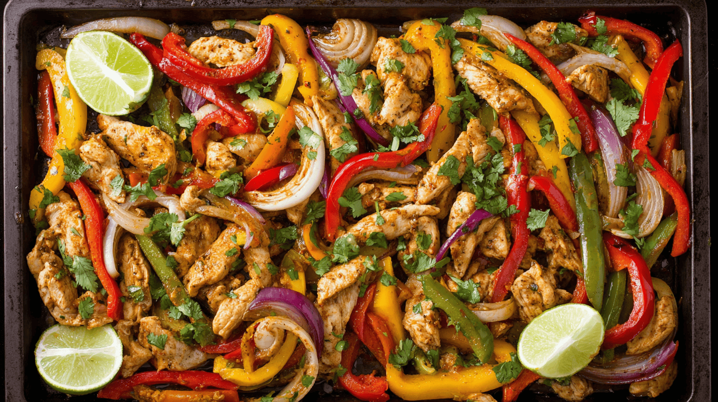 Sheet Pan Chicken Fajitas