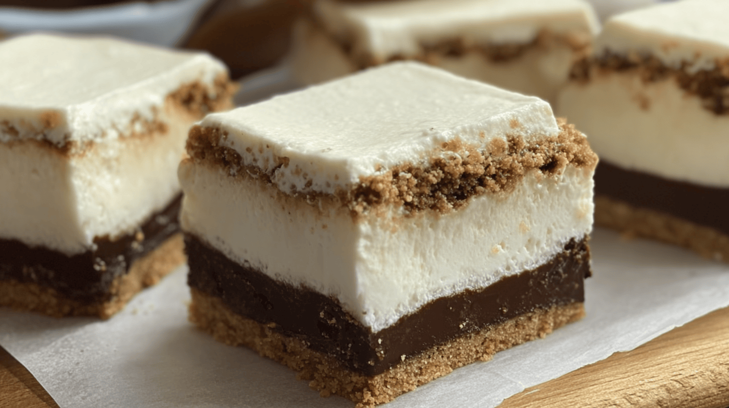 Smores Ice Cream Bars
