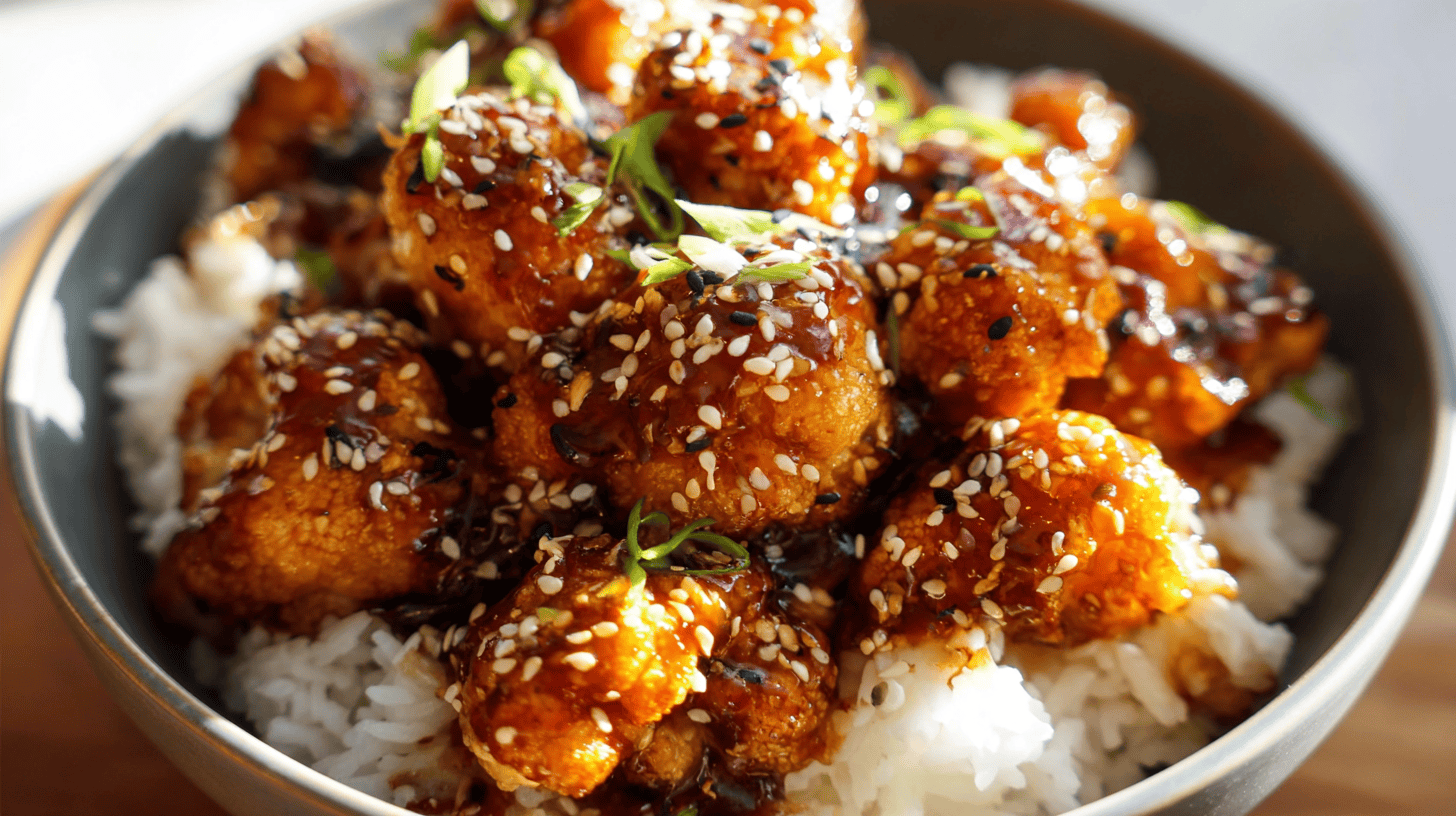 Sticky Sesame Cauliflowe