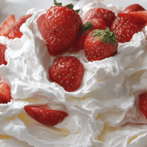 Strawberry Whipped Cream