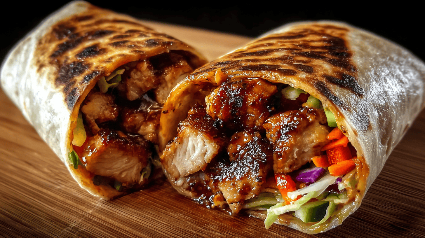 Teriyaki Chicken Wrap Recipe