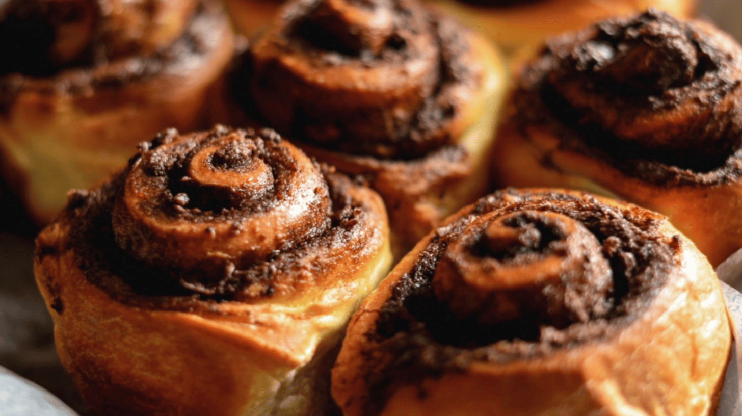 Chocolate Cinnamon Rolls 