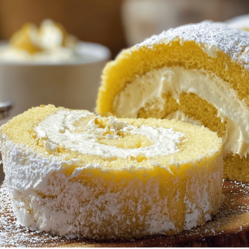 Lemon Jelly Roll Cake