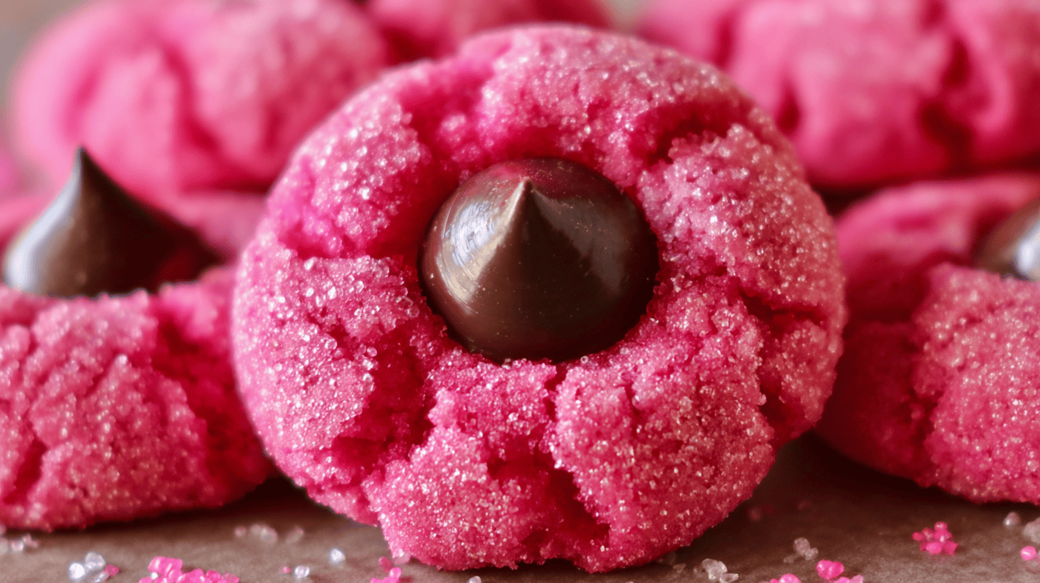 Pink Cherry Cookies 