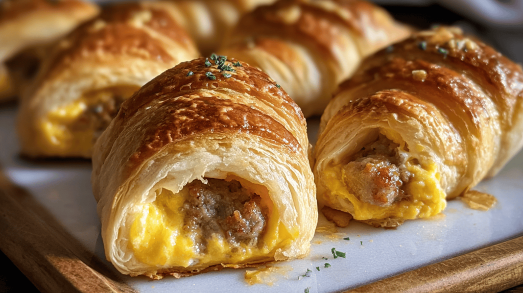 Sausage And Cheese Pinwheels