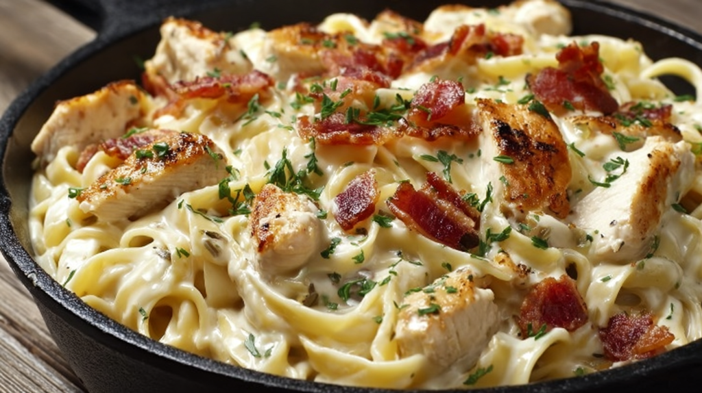 Chicken Bacon Ranch Pasta
