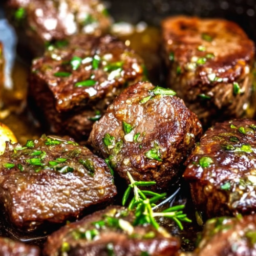 Garlic Butter Steak Bites